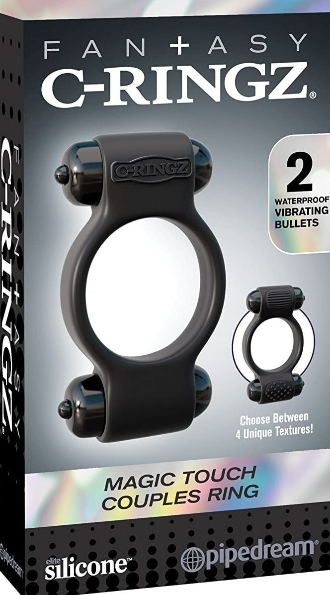 Pipedream Fantasy C Ringz MAGIC TOUCH COUPLES RING Double Vibrating Cock Ring