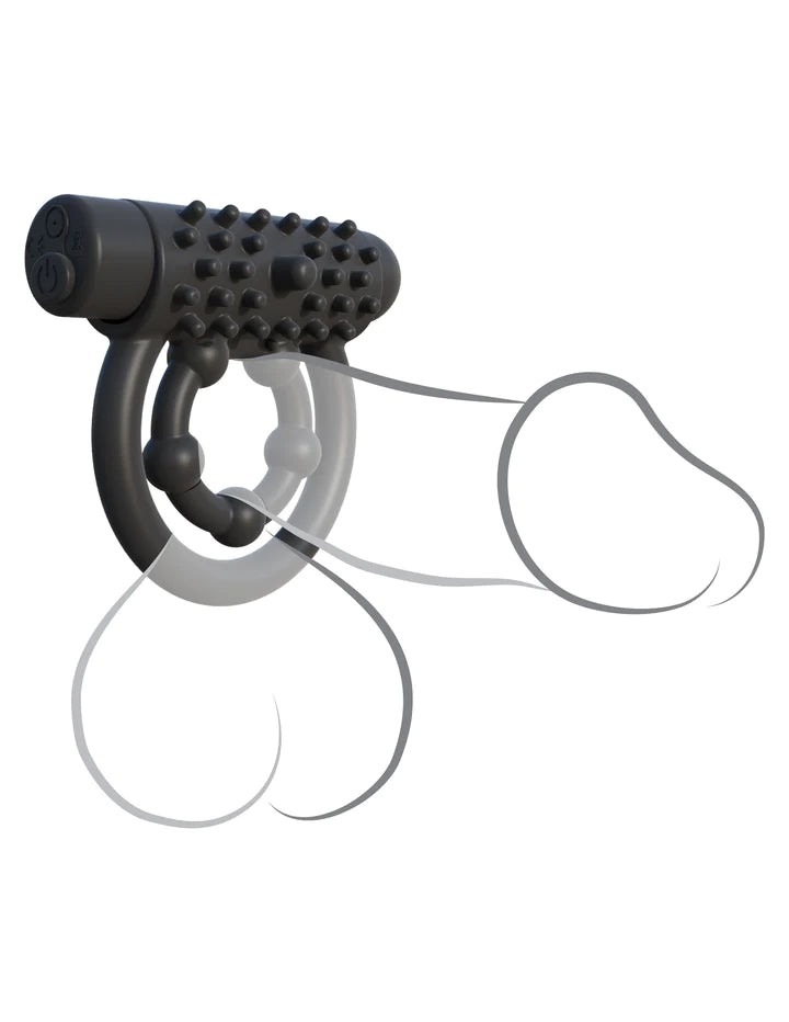 Pipedream Fantasy C Ringz REMOTE CONTROL PERFORMANCE PRO Black Vibrating Couples Cock Ring