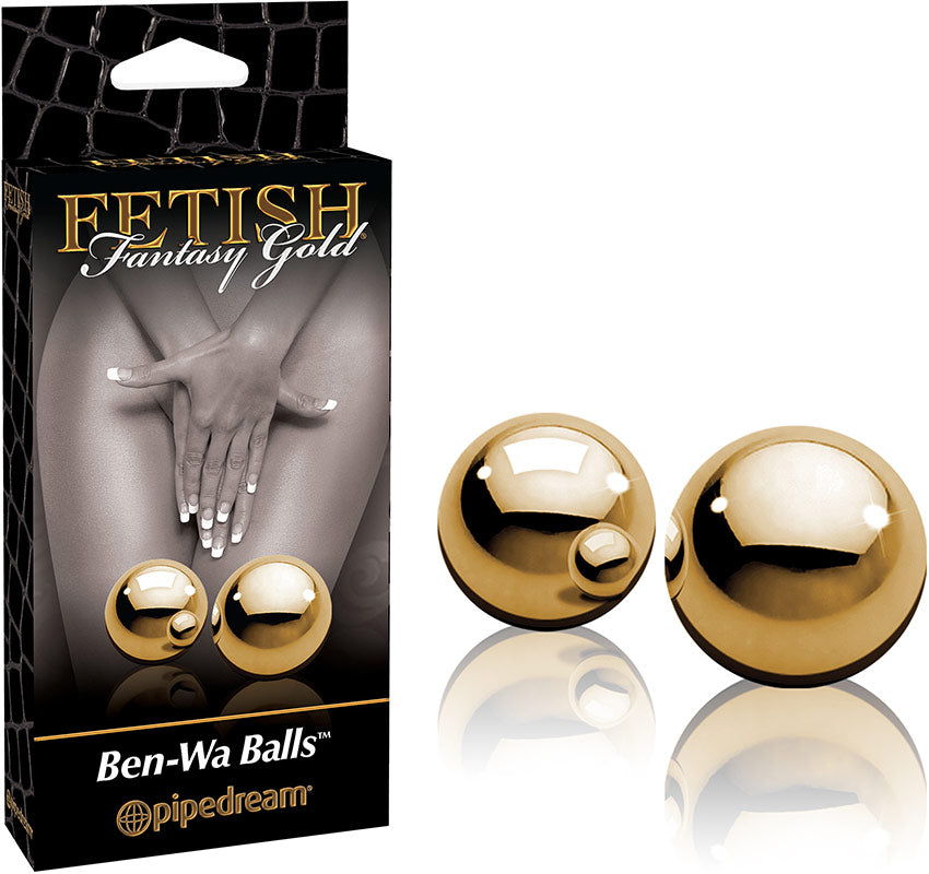 Pipedream Fetish Fantasy Gold Ben Wa Balls Gold