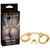 Pipedream Fetish Fantasy Gold Metal Cuffs Handcuffs Wrist Restraints