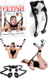 Pipedream Fetish Fantasy Position Master with Wrist Handcuffs and Ankle Cuffs and Love Mask Black