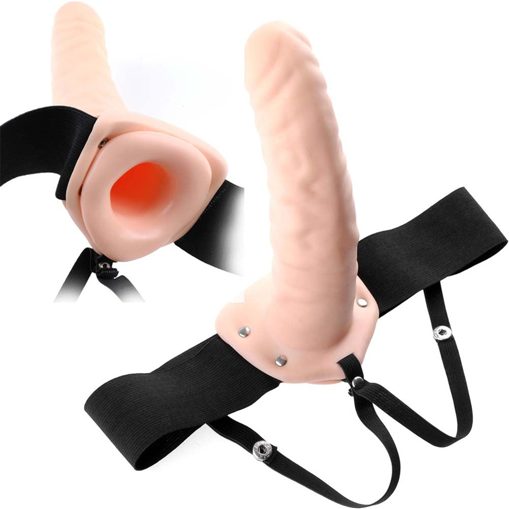 Pipedream Fetish Fantasy Series Hollow Strap On Dildo 8 inch