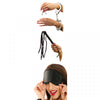 Pipedream Fetish Fantasy Series Lovers Fantasy Kit includes metal handcuffs + leather whip + blindfold