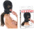 Pipedream Fetish Fantasy Series Spandex 3 Hole Hood Unisex Black One Size Mask