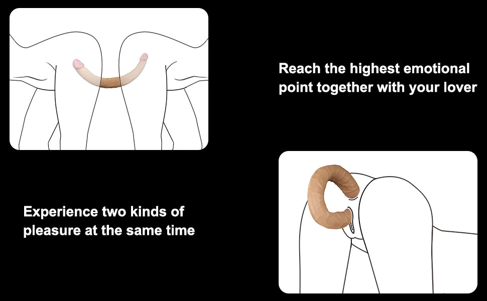 Pipedream King Cock Slim Realistic Double Dildo 12 inch Flesh