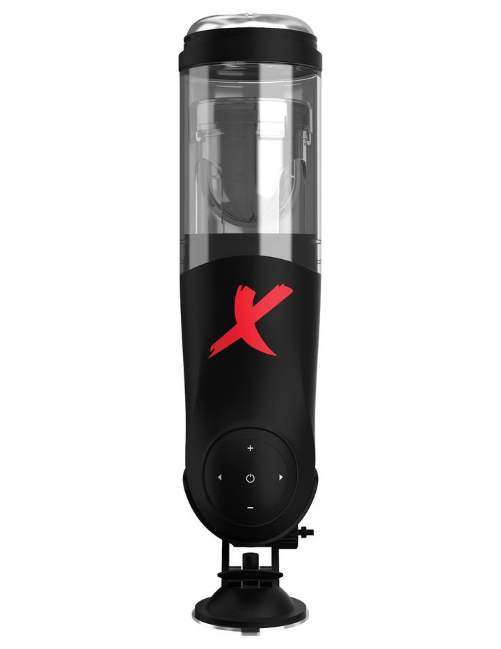 Pipedream PDX Elite Deluxe Mega Bator Stroker Rotating and Thrusting Hands Free Rechargeable Male Masturbator with Suction Cup Base