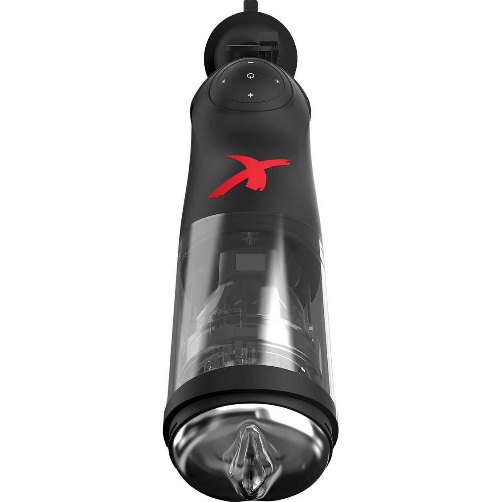 Pipedream PDX Elite Deluxe Mega Bator Stroker Rotating and Thrusting Hands Free Rechargeable Male Masturbator with Suction Cup Base