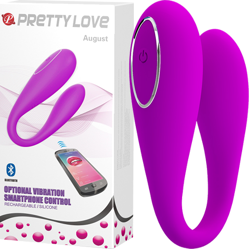 Pretty Love August Rechargeable App Controlled Wearable Couples Vibrator