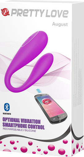 Pretty Love August Rechargeable App Controlled Wearable Couples Vibrator