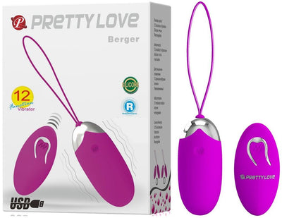 Pretty Love BERGER Rechargeable Wearable Love Egg with Wireless Remote Control