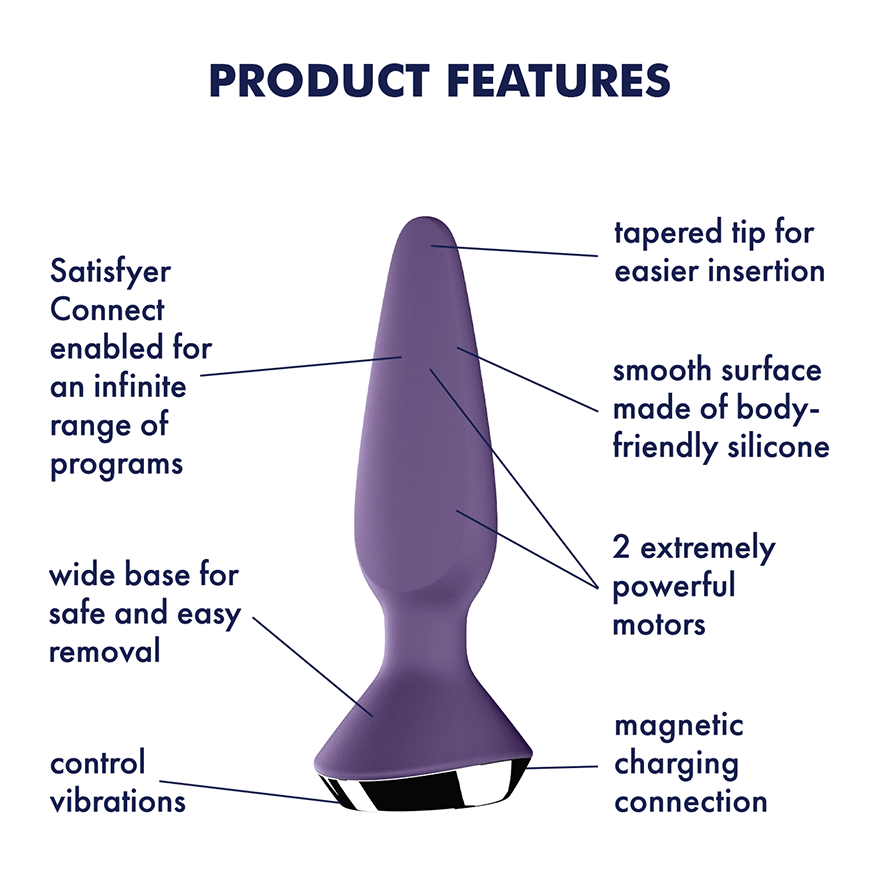 Satisfyer Plug-ilicious 1 App Controlled Vibrating Butt Plug