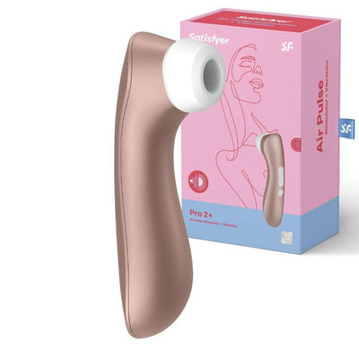 Satisfyer Pro 2 + with Vibration USB Rechargeable Clitoral Air Pulse Stimulator
