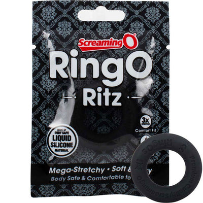 Screaming O RingO Ritz Mega Stretchy Liquid Silicone Cock Ring