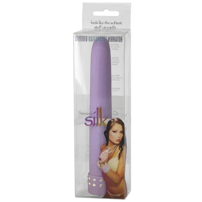 Seven Creations Diamond Silk Straight Vibrator Purple