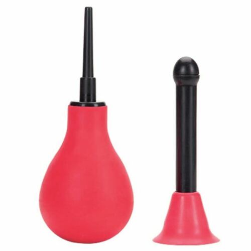 Unisex WHIRLING SPRAY for Maximum Cleansing - Black Red Vaginal and Anal Douche