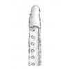 Size Matters 3 inch Clear Penis Enhancer Sleeve with Nubbed interior for added stimulation