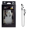 Spartacus Adjustable Alligator Tip Nipple Clamps with Link Chain