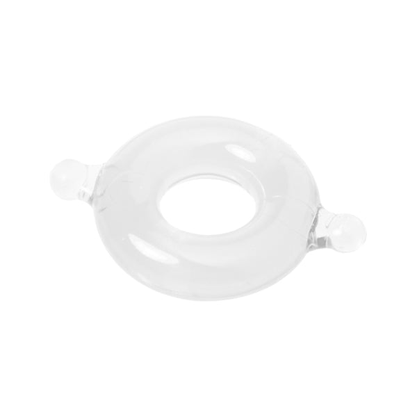Spartacus Big Elastomer Stretch to Fit Flexible Cock Ring Large Clear