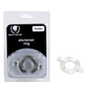 Spartacus Elastomer Stretch to Fit Flexible Cock Ring Clear Regular