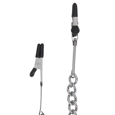 Spartacus Endurance Teaser Tip Nipple Clamps with Link Chain