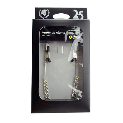 Spartacus Endurance Teaser Tip Nipple Clamps with Link Chain