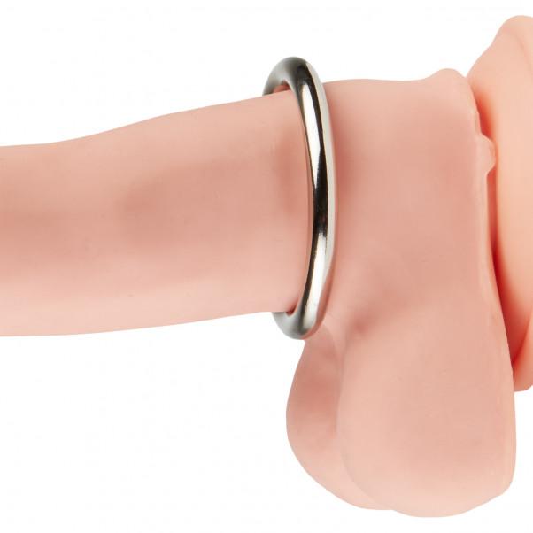 Spartacus Metal Cock Ring 1.5 inch Nickel Plated Silver