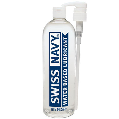 Swiss Navy Water Based Lubricant 946.3ml Pump Bottle