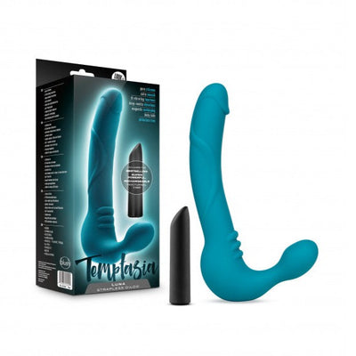 Temptasia LUNA STRAPLESS DOUBLE ENDED DILDO with VIBRATING BULLET