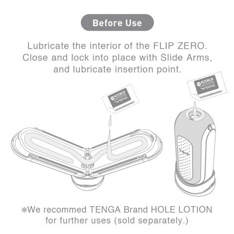 Tenga FLIP ZERO Luxury White Male Masturbator with Strong Vacuum