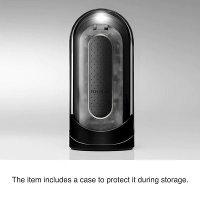 Tenga Flip Zero Electronic Vibration Black Strong Edition Rechargeable Vibrating Male Masturbator