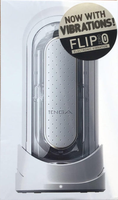 Tenga Flip Zero Electronic Vibration White Rechargeable Vibrating Male Masturbator