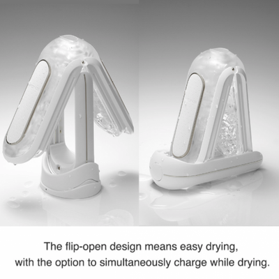 Tenga Flip Zero Electronic Vibration White Rechargeable Vibrating Male Masturbator