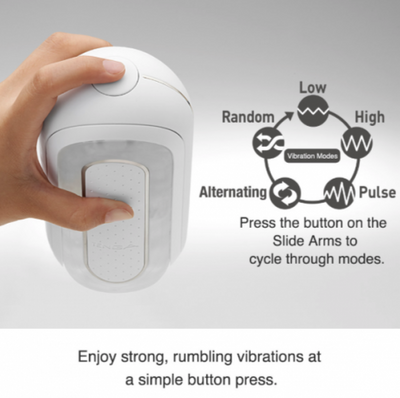 Tenga Flip Zero Electronic Vibration White Rechargeable Vibrating Male Masturbator