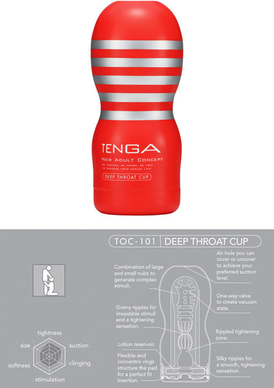 Tenga Original Deep Throat Cup Disposable Male Masturbator