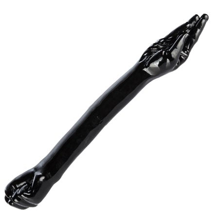 The REBEL INTRUDER ARM Doubel Ended Dildo Black Fist and Hand 21.65 inch