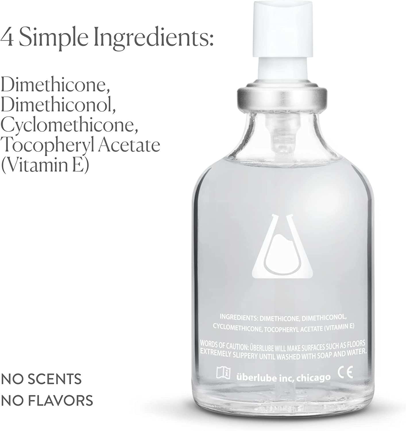 Uberlube Luxury Silicone Lubricant 112ml / 3.79oz Signature Bottle