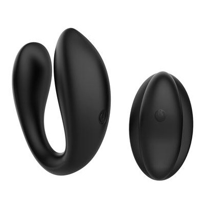 WINYI Helen Couples Vibrator with Wireless Remote Control Black Wearable Vibrator