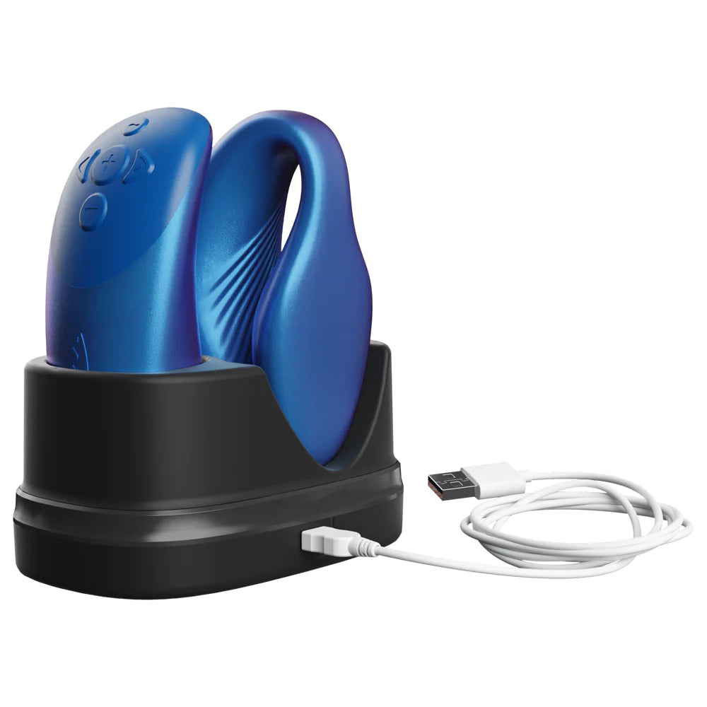 We Vibe CHORUS Couples Vibrator Remote and App Controlled Wearable Vibe Cosmic Blue
