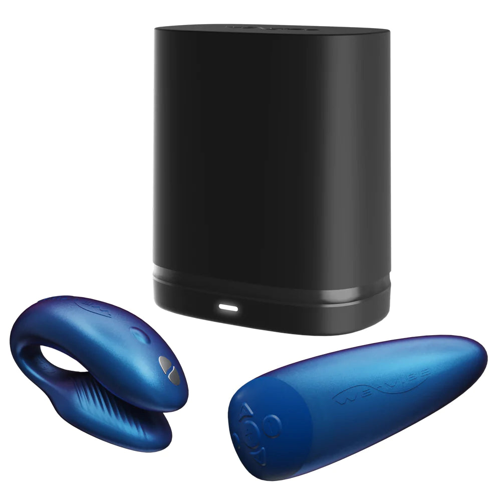 We Vibe CHORUS Couples Vibrator Remote and App Controlled Wearable Vibe Cosmic Blue