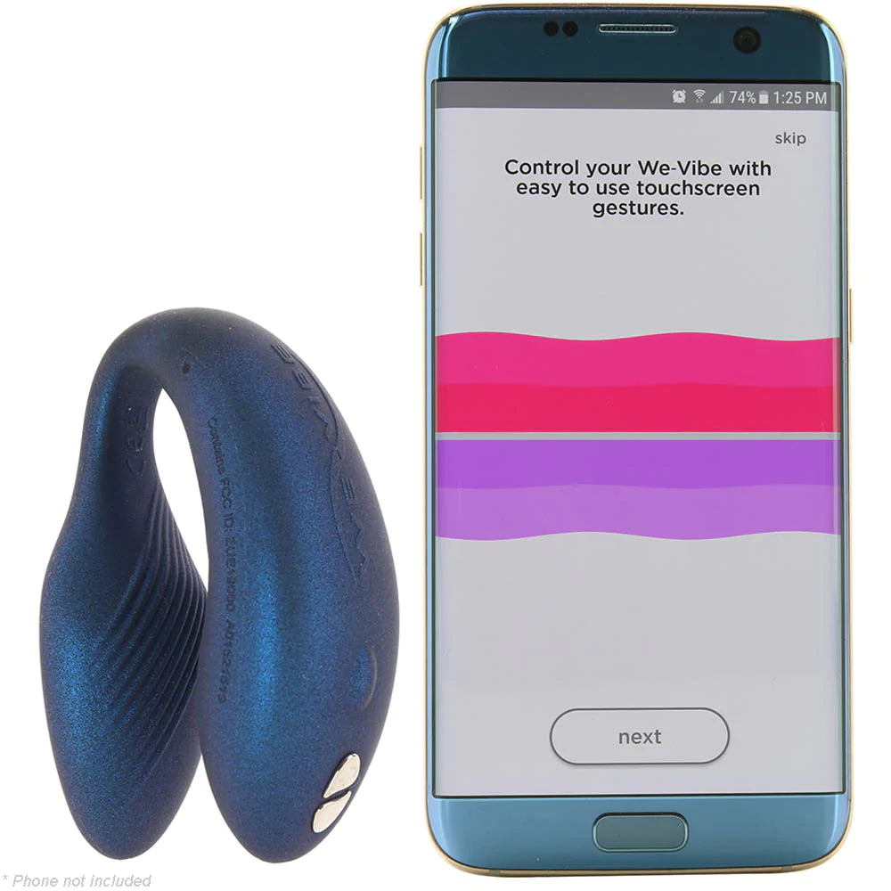 We Vibe CHORUS Couples Vibrator Remote and App Controlled Wearable Vibe Cosmic Blue