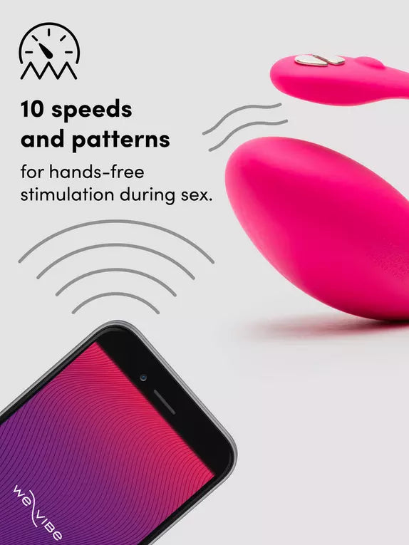 We Vibe JIVE App Controlled Rechargeable Vibrating G-Spot Love Egg - Ultimate Pleasure Device
