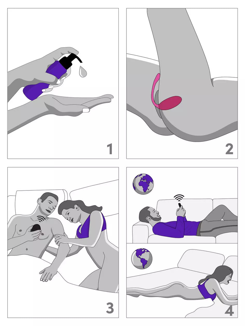 We Vibe JIVE App Controlled Rechargeable Vibrating G-Spot Love Egg - Ultimate Pleasure Device