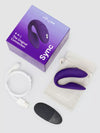 We Vibe SYNC 2 Remote Control and App Rechargeable Couples Vibrator Purple