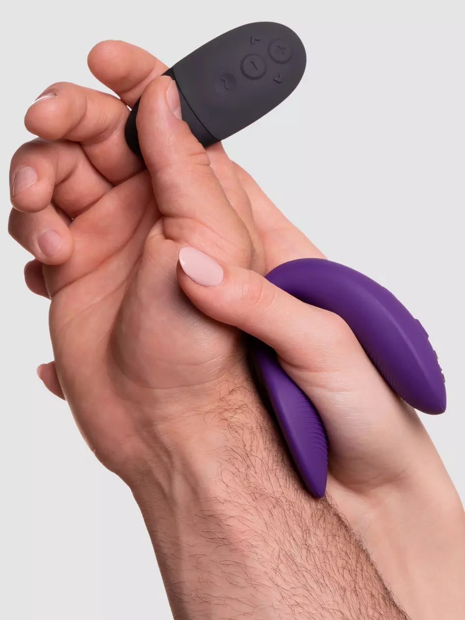 We Vibe SYNC 2 Remote Control and App Rechargeable Couples Vibrator Purple
