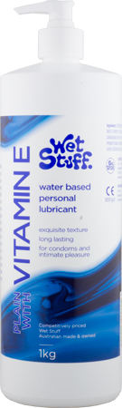 Wet Stuff Water Based Lubricant with Vitamin E with Pump Dispenser 1kg