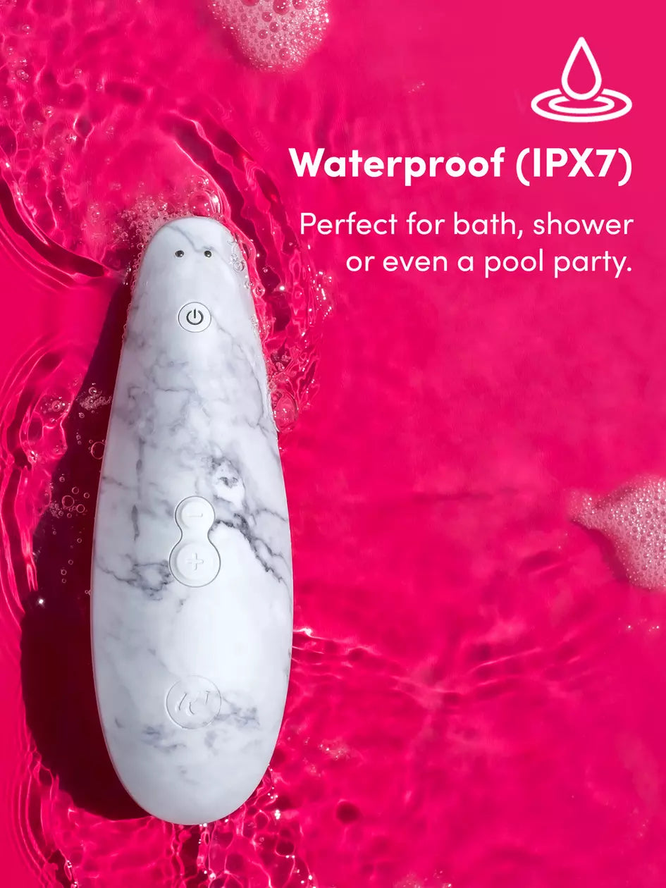 Womanizer MARILYN MONROE Special Edition Clitoral Suction Stimulator White Marble