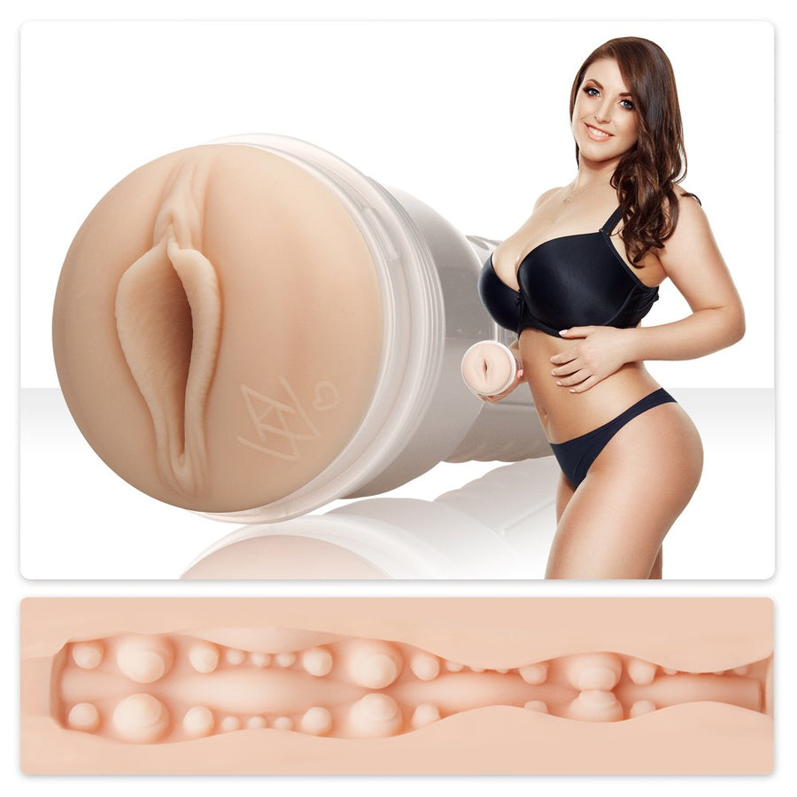 Fleshlight Girls Angela White Vagina Sensation Indulge Textured Male Masturbator