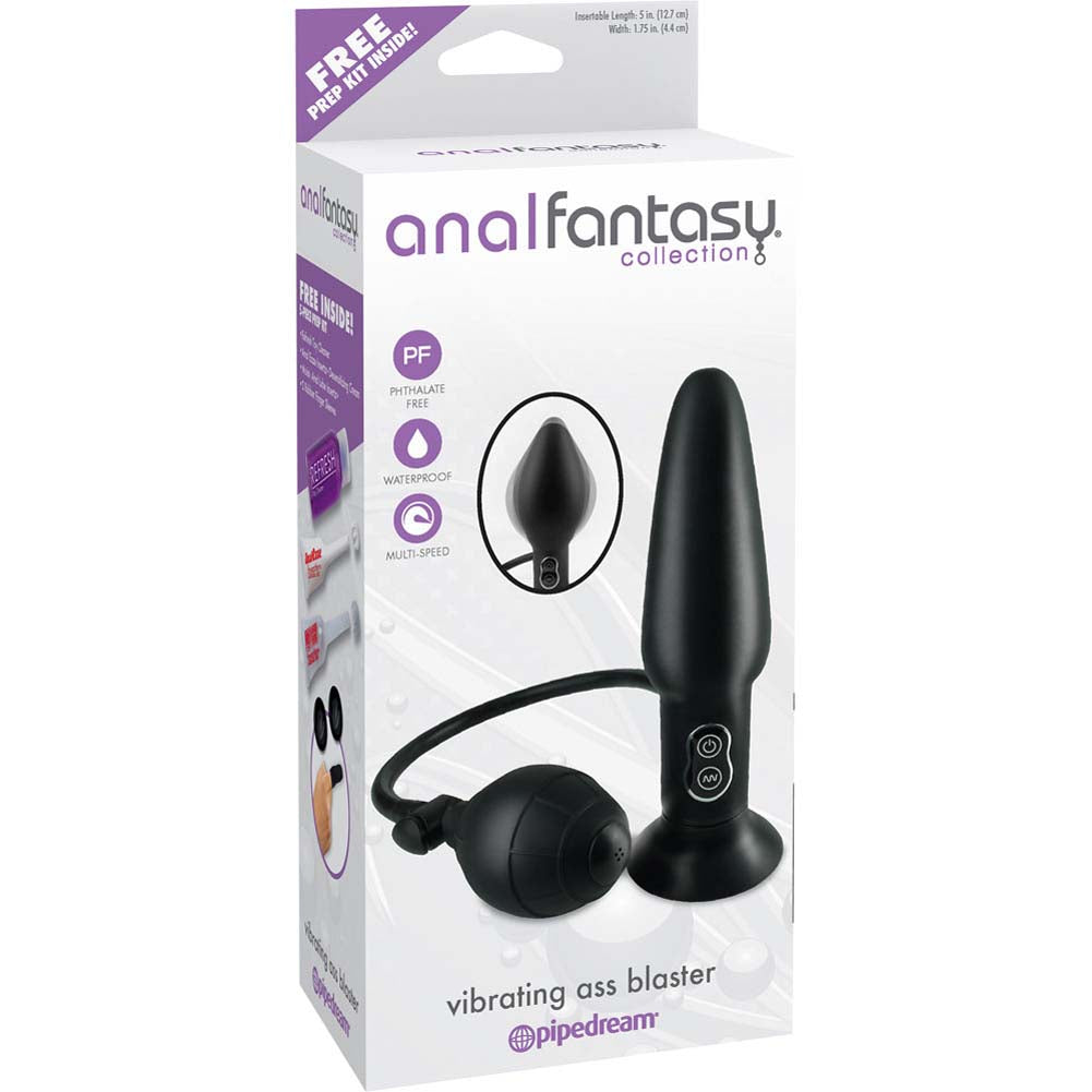 Pipedream Anal Fantasy Collection Inflatable Vibrating Ass Blaster with Suction Cup