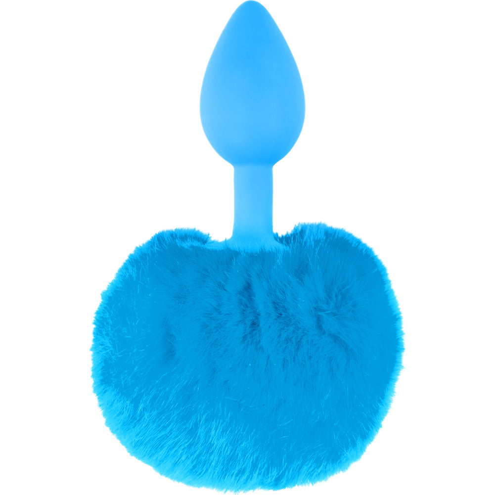 Pipedream Neon Bunny Tail Silicone Butt Plug