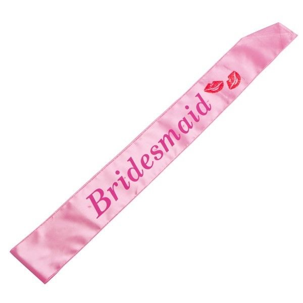 Bachelorette Bridesmaid Flashing Pink Sash